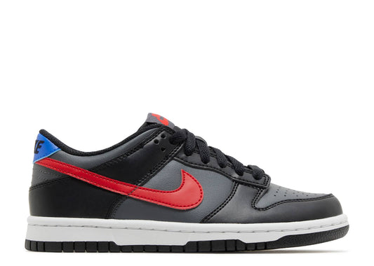 Dunk Low GS Black Red Blue