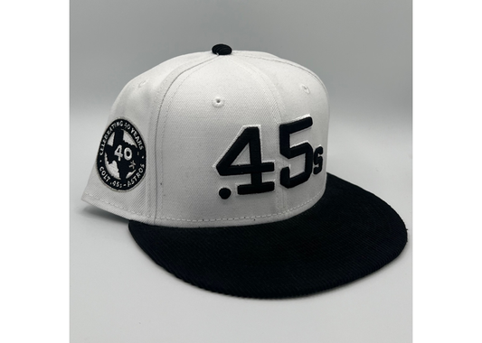 Houston Colt .45s New Era 59Fifty 40th Anniversary Corduroy Hat (White/Black)