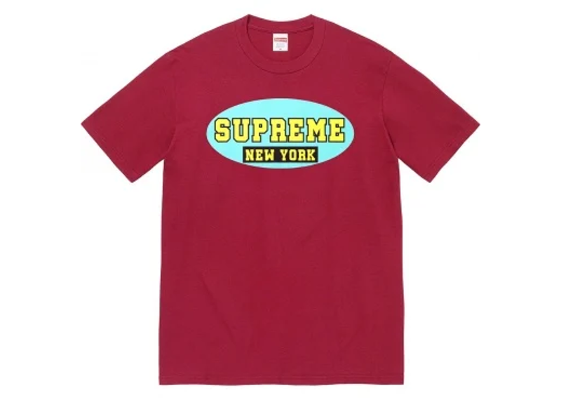 Supreme New York Tee Cardinal